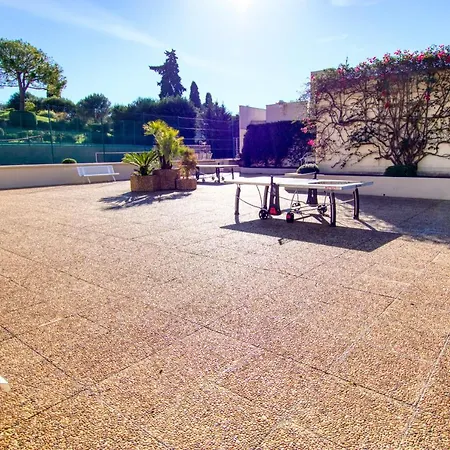 3p Famille, Vue Mer, Piscine, Tennis, Wifi Parking * Antibes